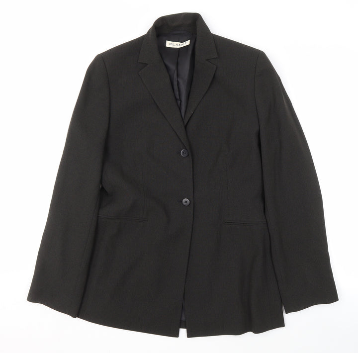Planet Women's Black Suit Jacket, Size 10, Two-Button