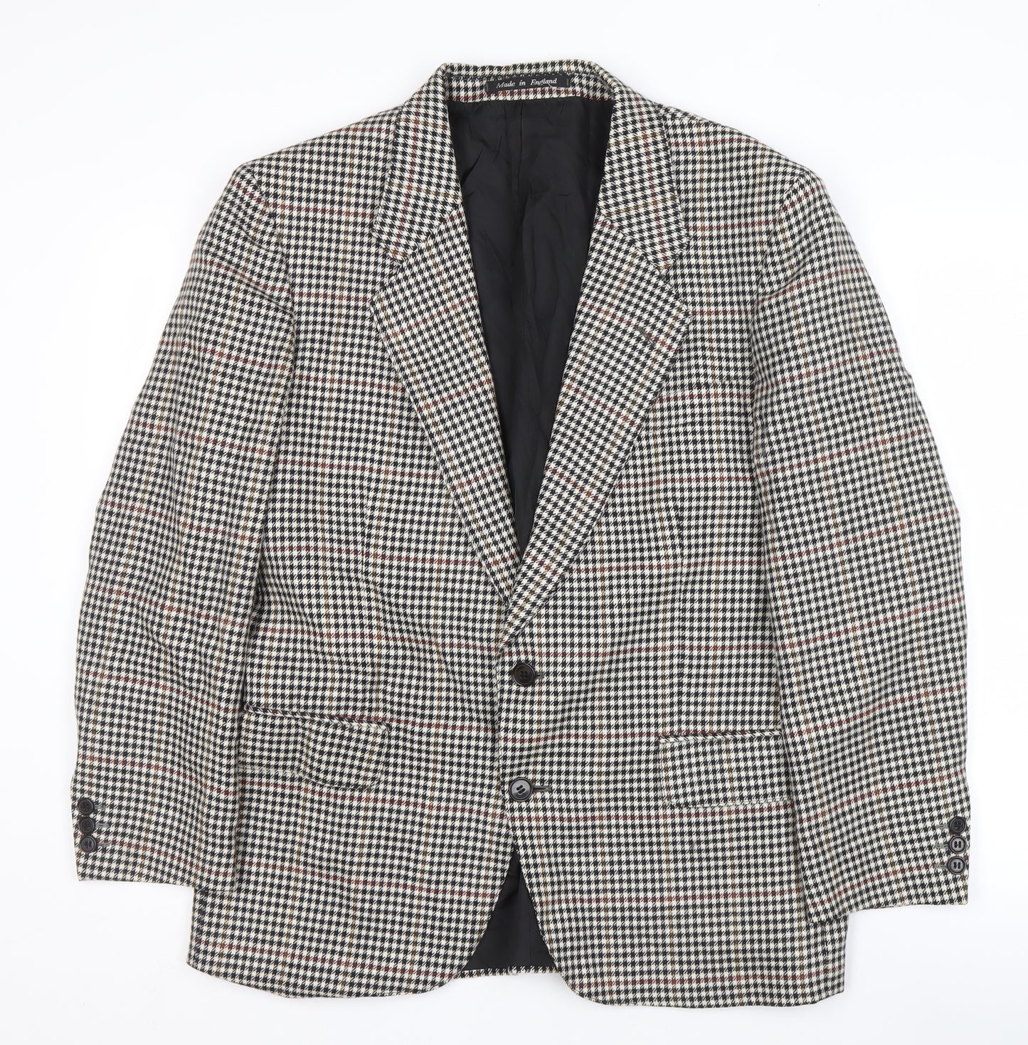 Chatsworth Men's Multicoloured Check Blazer Size 40 Short