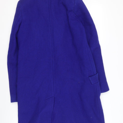 French Connection Women's Blue Wool Coat Size 6