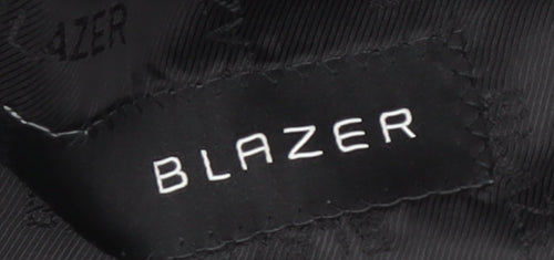 Blazer Men's Grey Jacket 44 Regular Fit, Two-Button