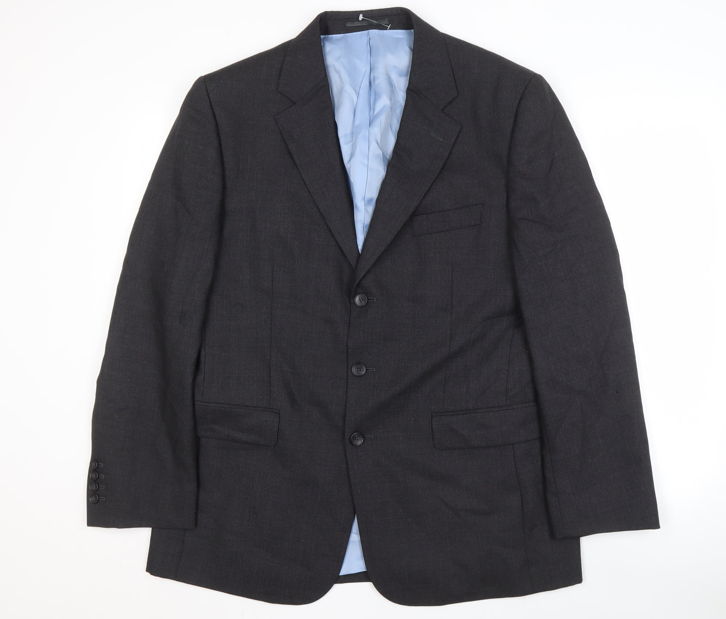 Charles Tyrwhitt Men's Black Blazer, Size 42R, Formal Jacket
