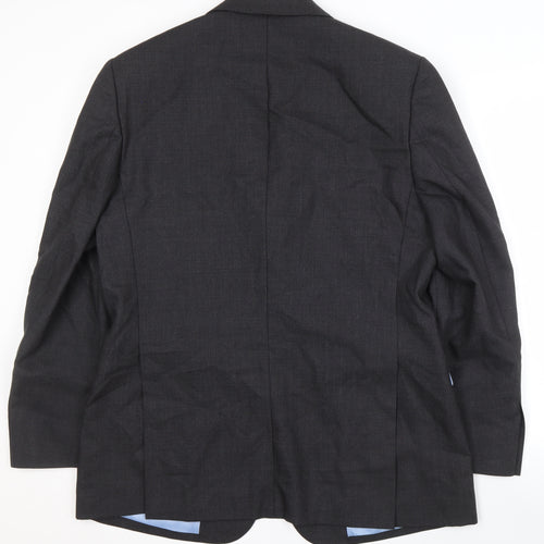 Charles Tyrwhitt Men's Black Blazer, Size 42R, Formal Jacket