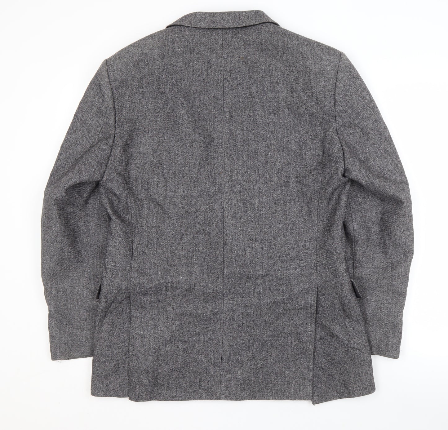 Littlewoods Grey Men's Blazer 40R Herringbone Jacket