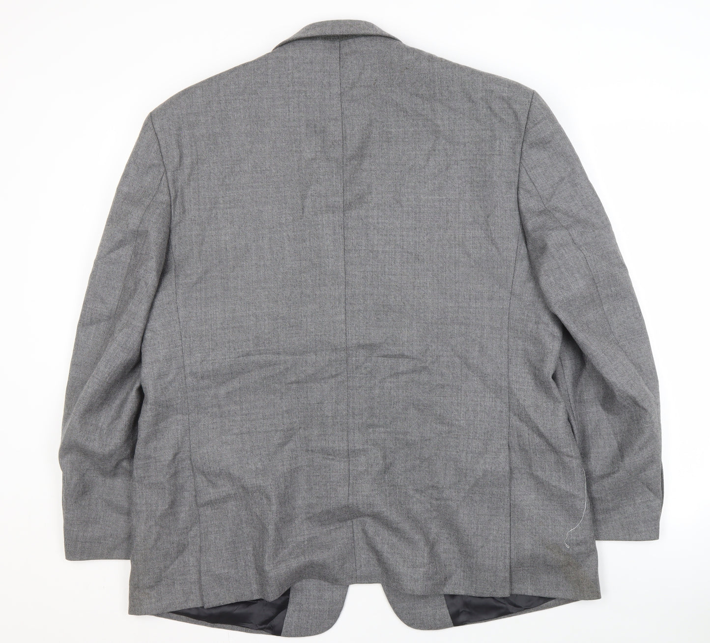 Debenhams Men's Grey Wool Blazer Size 44S