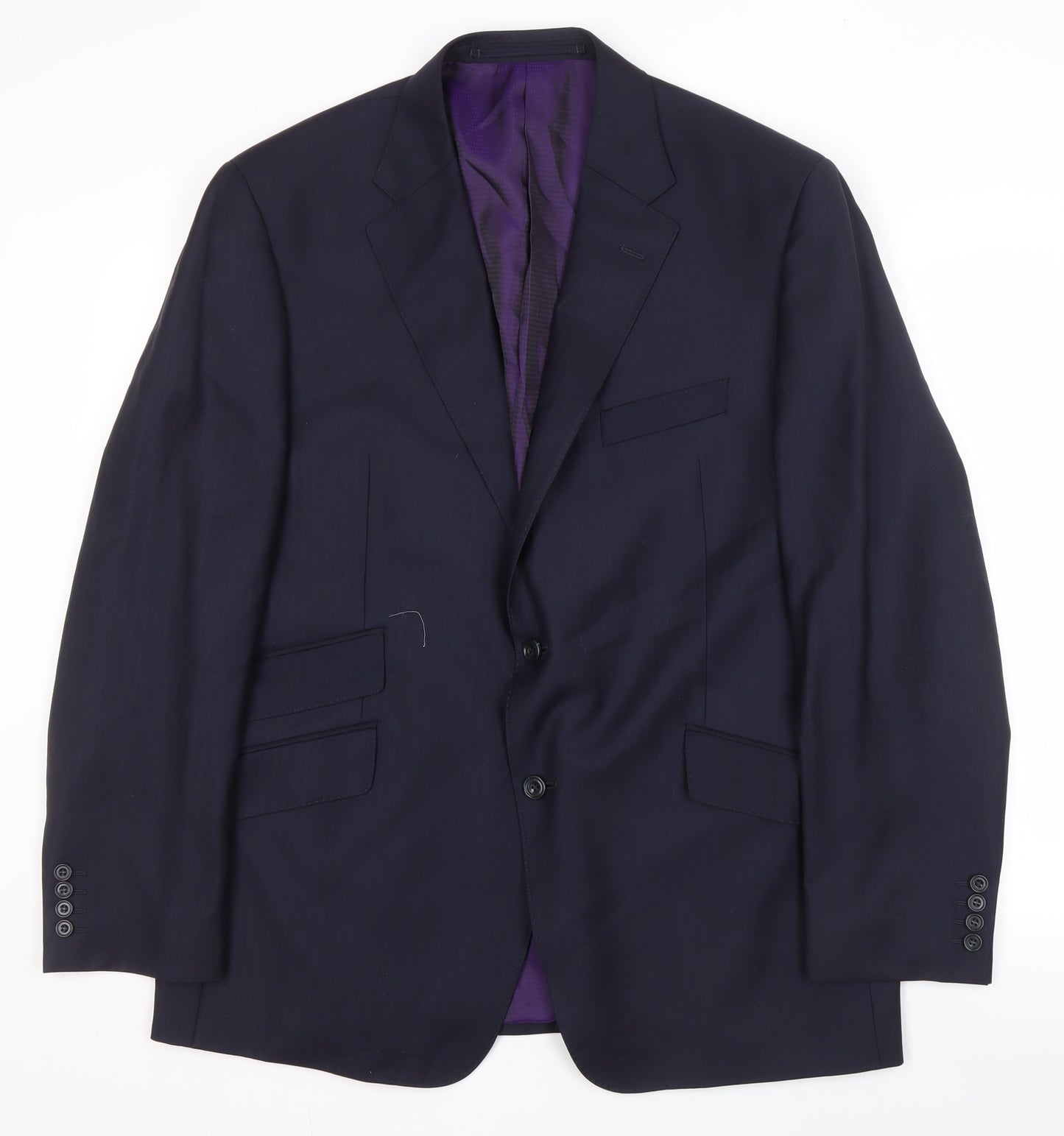 Marks and Spencer Men's Blue Suit Jacket, Size 44R