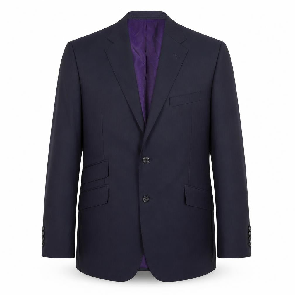 Front view of Marks & Spencer Men's Blue Suit Jacket, size 44R
