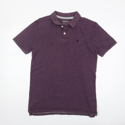 FatFace Men's Purple Polo Shirt M Short Sleeve