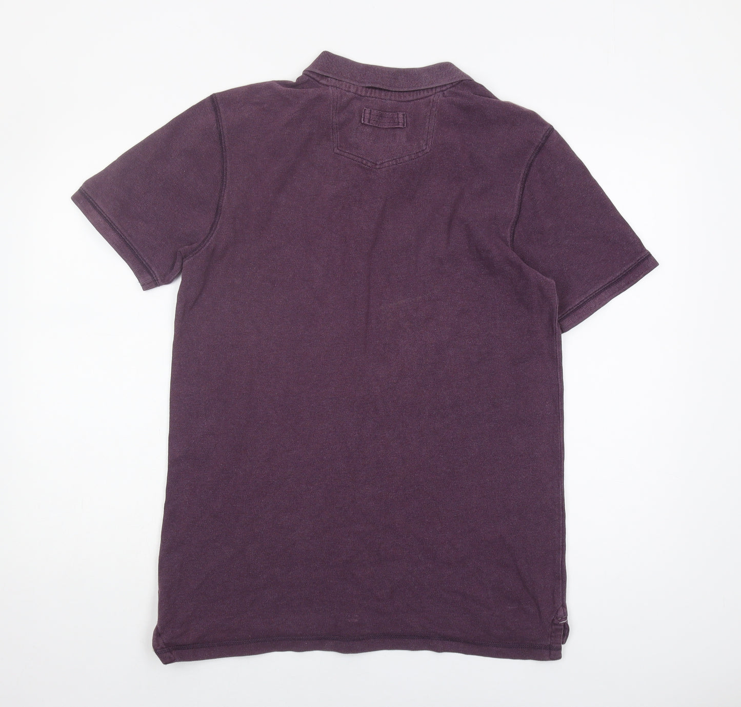 FatFace Men's Purple Polo Shirt M Short Sleeve