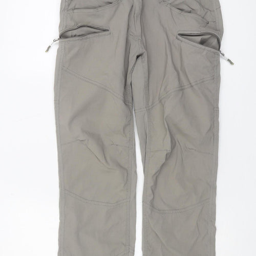 TOG24 Women's Grey Cargo Trousers Size 8-10
