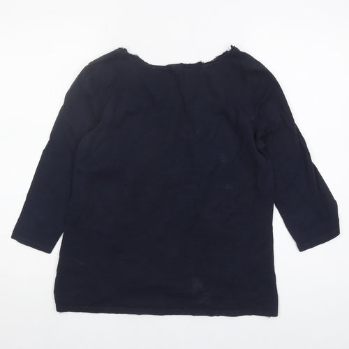White Stuff Navy Blouse for Women Size 12 Casual