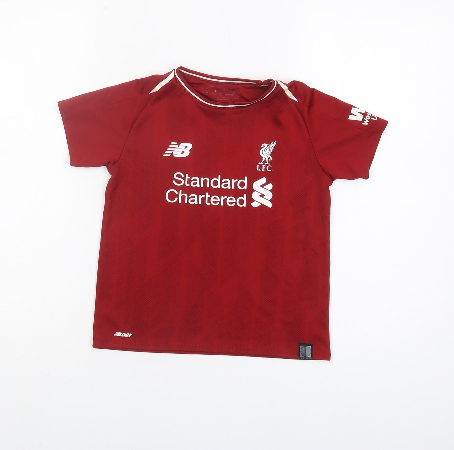 New Balance Boys Red Liverpool FC T-Shirt 7 Years Jersey
