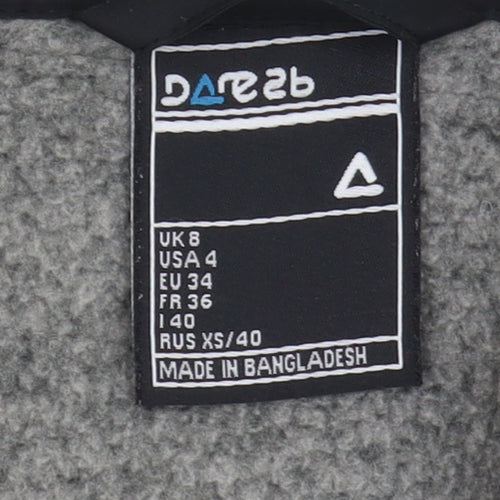 Dare2b Women’s Black Grey Hooded Jacket Size 8