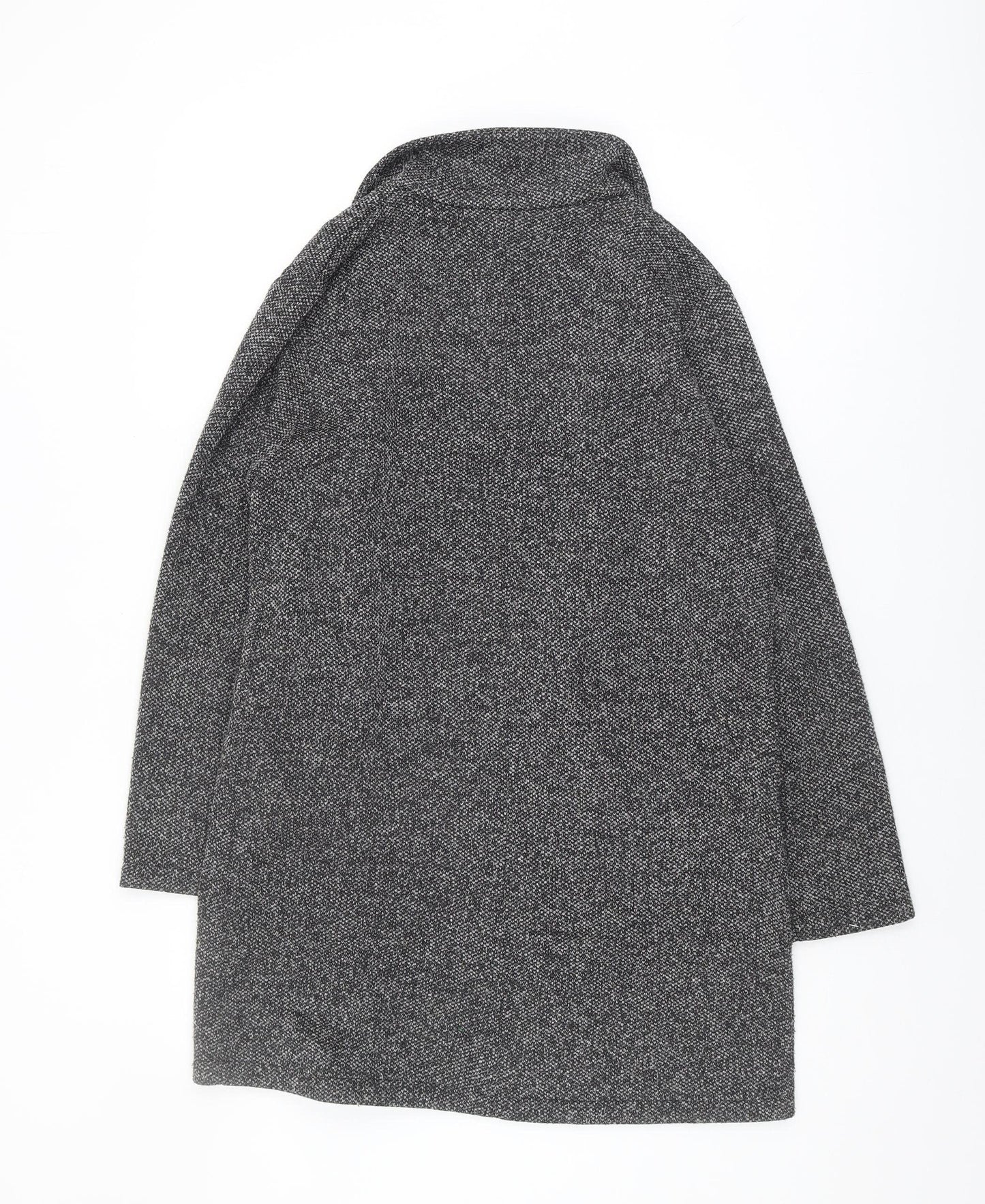 H&M Women's Black Long Sleeve Open Front Cardigan Size 8