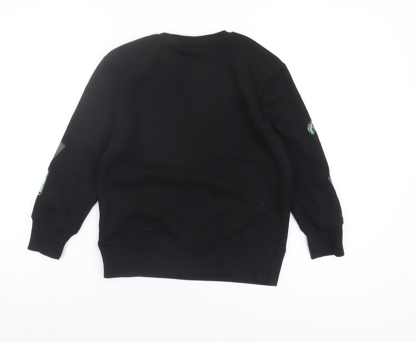 Mojang Boys Black Minecraft Sweatshirt 8-9 Years