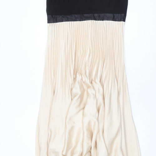 Coast Women’s Black Beige A-Line Formal Dress Size 16