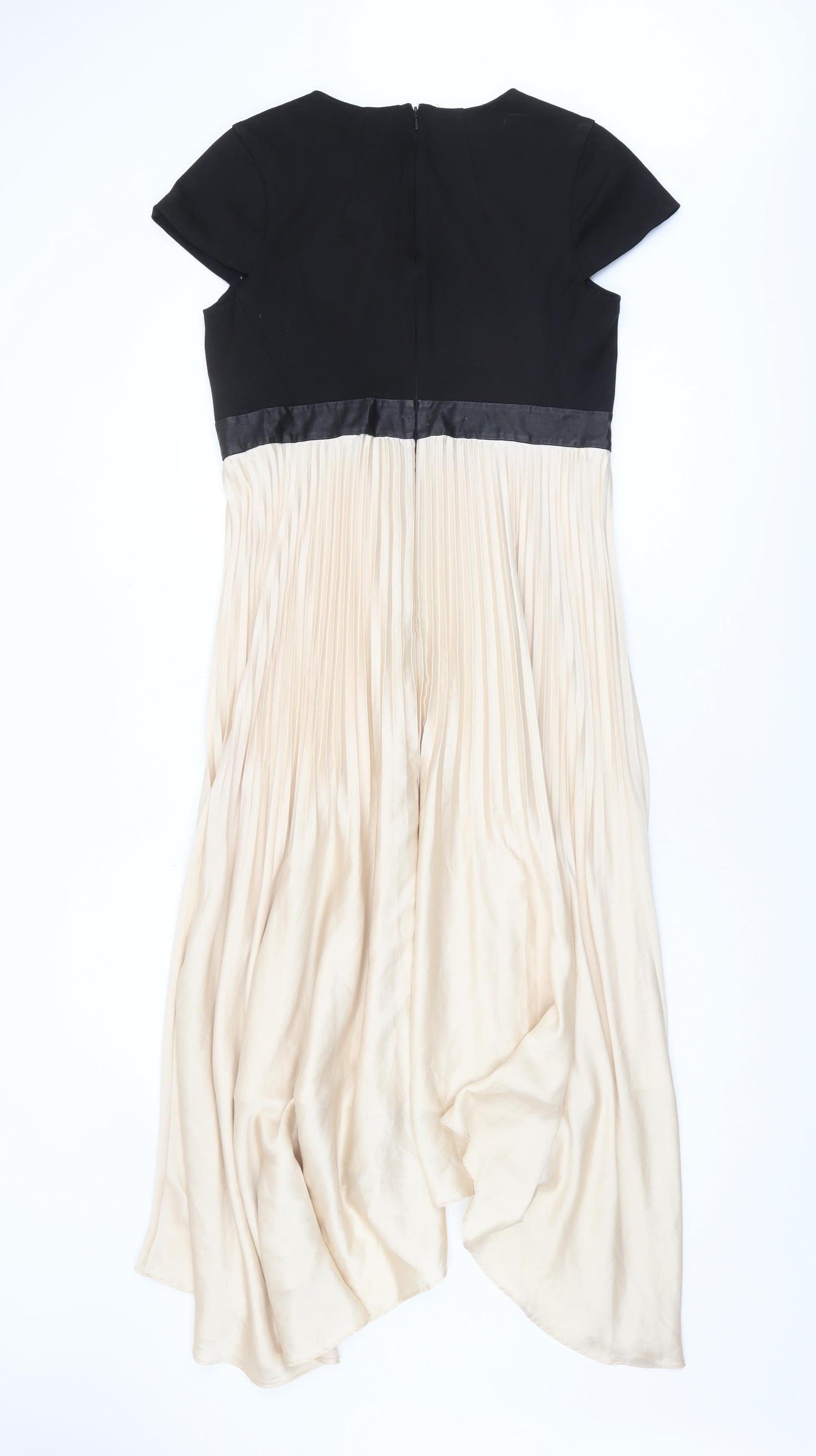 Coast Women’s Black Beige A-Line Formal Dress Size 16