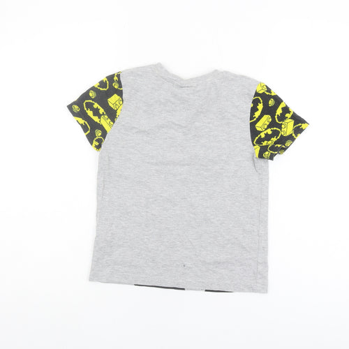 LEGO Batman Boys Grey T-Shirt, 7-8 Years, Casual Knit