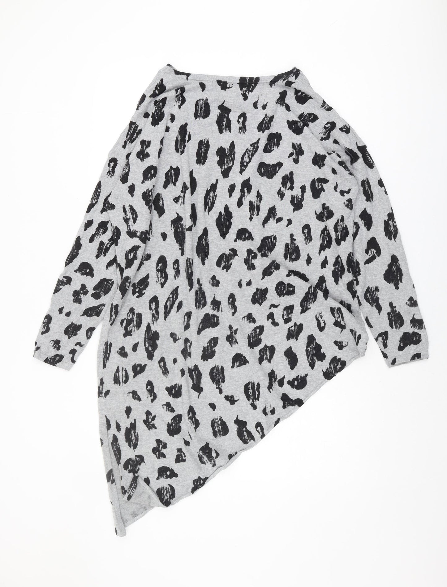 Star by Julien Macdonald Women’s Grey Animal Print Jumper Size 18