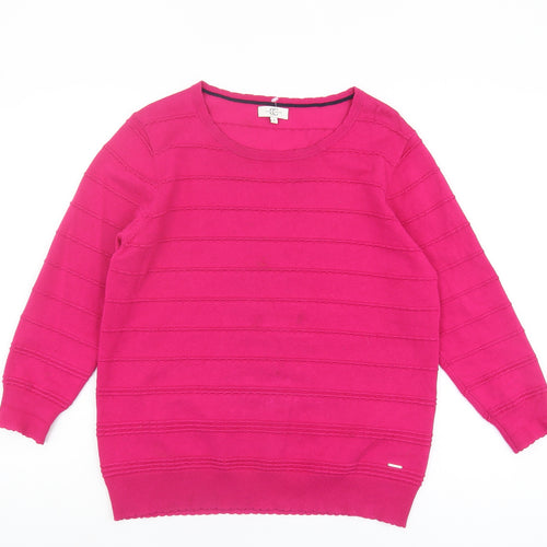 Country Casuals Women's Pink Pullover Jumper S