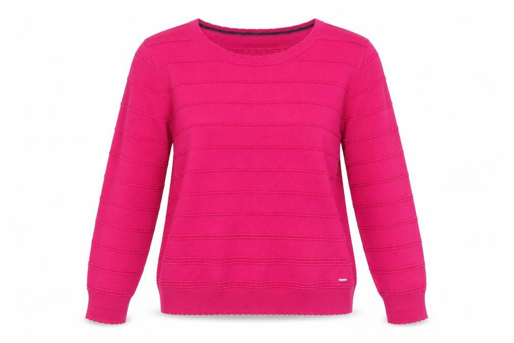 Front view of Country Casuals Women's Pink jumper S