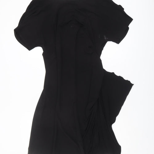 Wallis Black Dress, Women's Size 16, Short Sleeve, Elegant