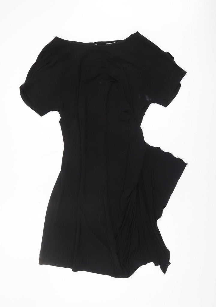 Wallis Black Dress, Women's Size 16, Short Sleeve, Elegant
