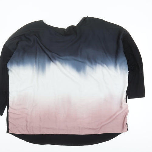 Wallis Women's Multicoloured XL Colourblock Blouse