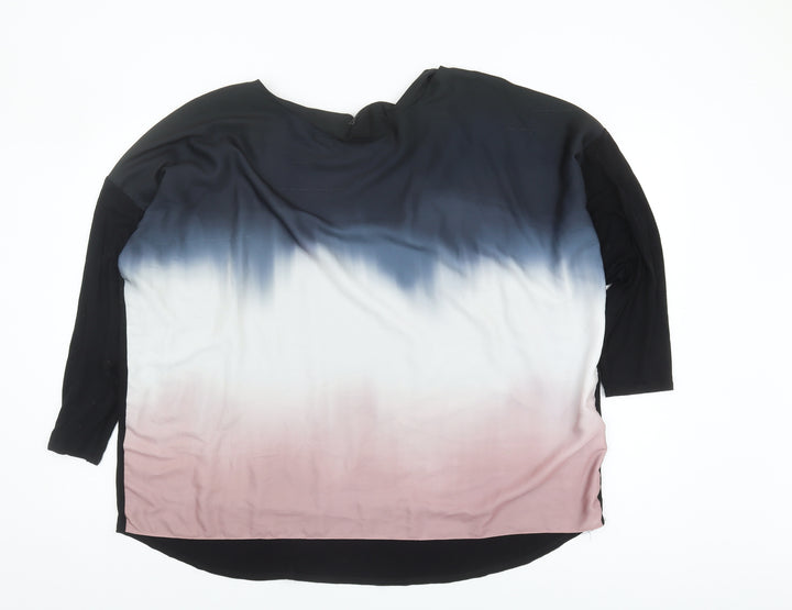Wallis Women's Multicoloured XL Colourblock Blouse