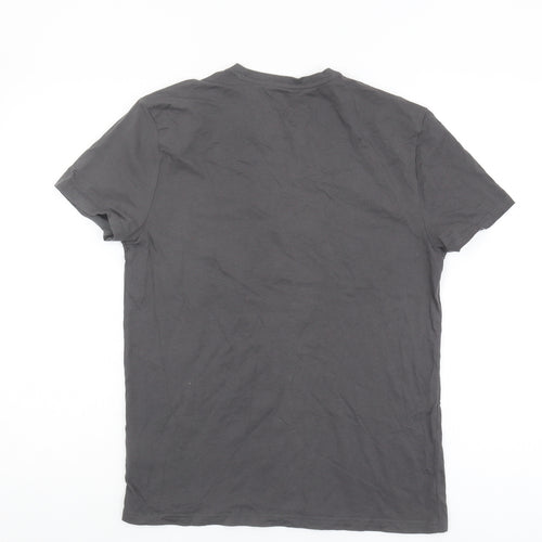 Comic Relief Grey Mr. Greedy T-Shirt XS Men Graphic