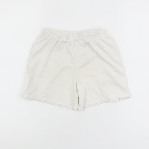 Nike Boys White Athletic Shorts 14-15 Years Football