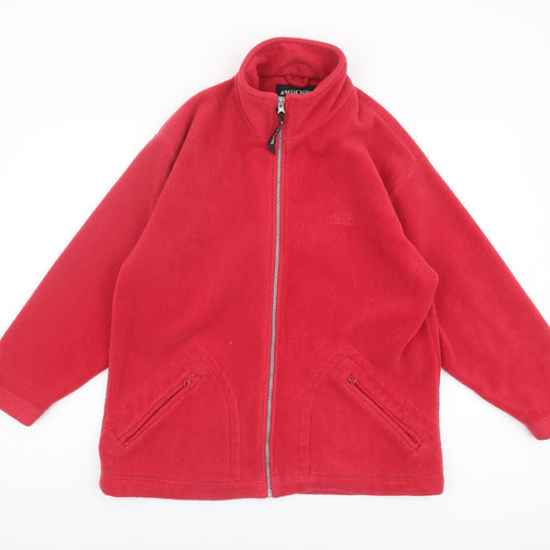Arctic Storm Men's Red Fleece Jacket - Medium