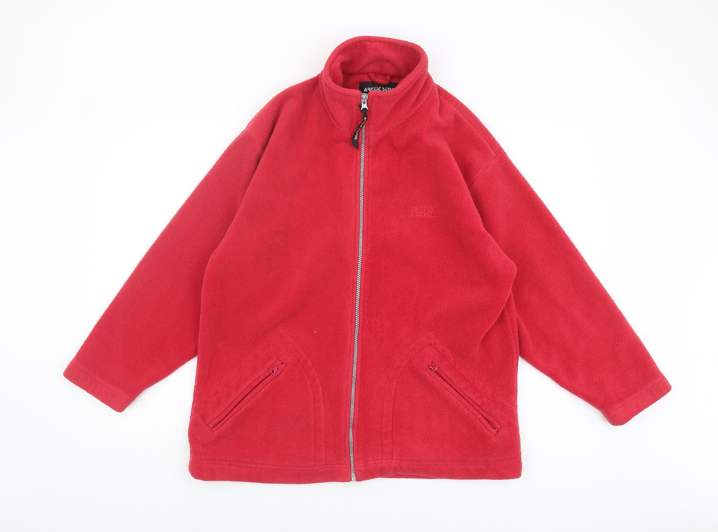 Arctic Storm Men's Red Fleece Jacket - Medium