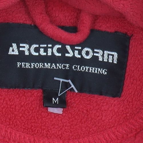 Arctic Storm Men's Red Fleece Jacket - Medium