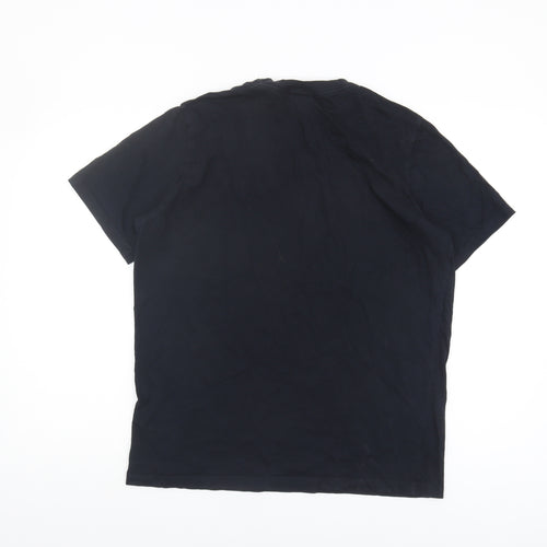 Paul Smith Men's Black Zebra Graphic T-Shirt L