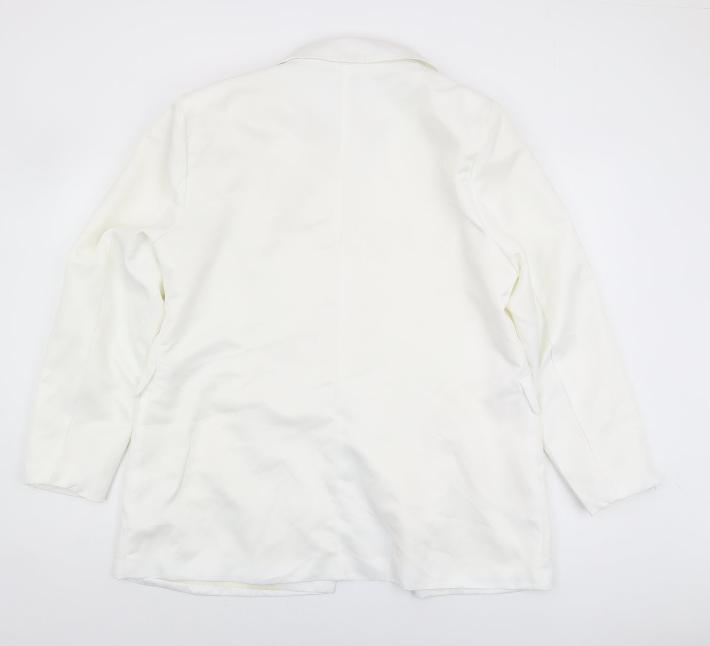 Threadbare Women's White Blazer Jacket Size 16