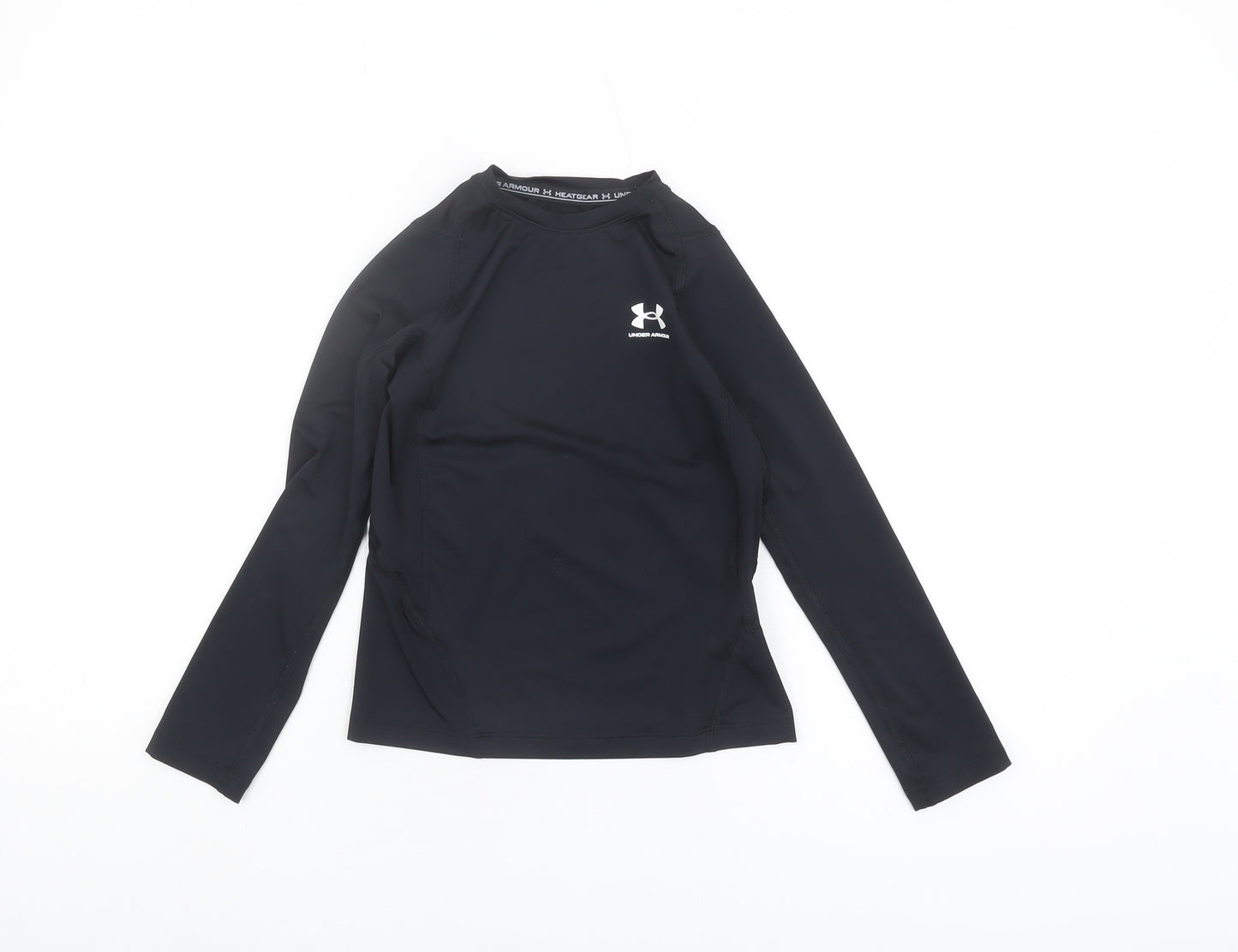 Under Armour Boys Black Athletic Long Sleeve Top