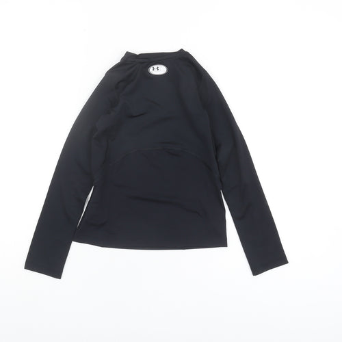 Under Armour Boys Black Athletic Long Sleeve Top
