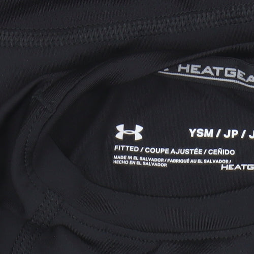 Under Armour Boys Black Athletic Long Sleeve Top
