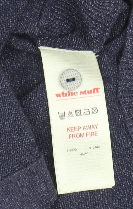 White Stuff Women's Blue Cardigan - Size 8, Lightweight