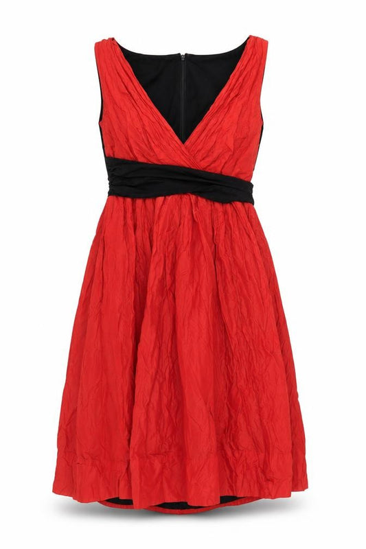 DKNY Women's Red Sleeveless Dress, Size 8