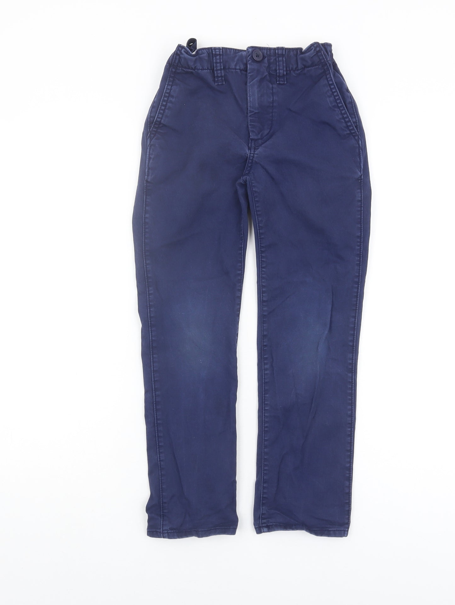 GAP Boys Blue Chino Trousers 7 Years Adjustable Waist