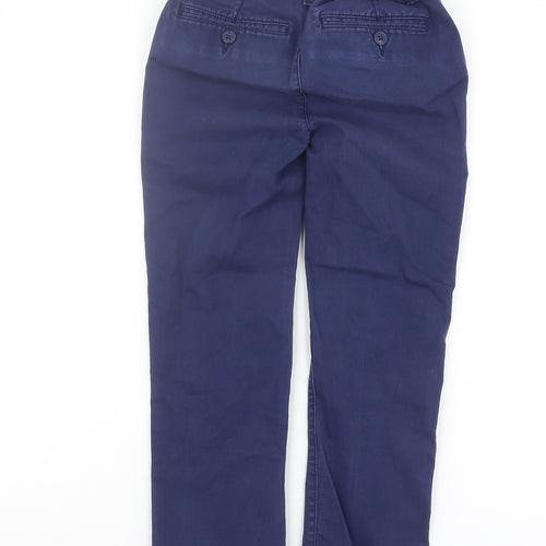 GAP Boys Blue Chino Trousers 7 Years Adjustable Waist