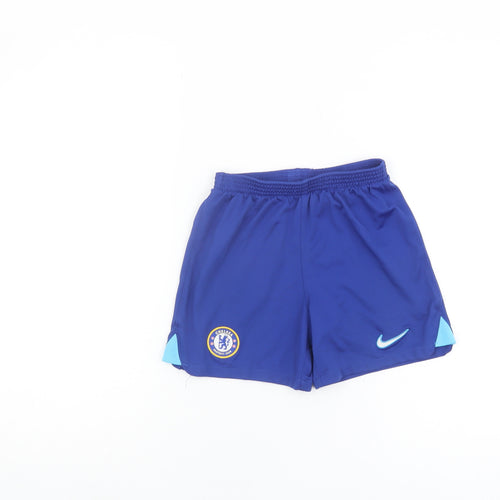 Nike Boys Blue Football Shorts XL Athletic Activewear