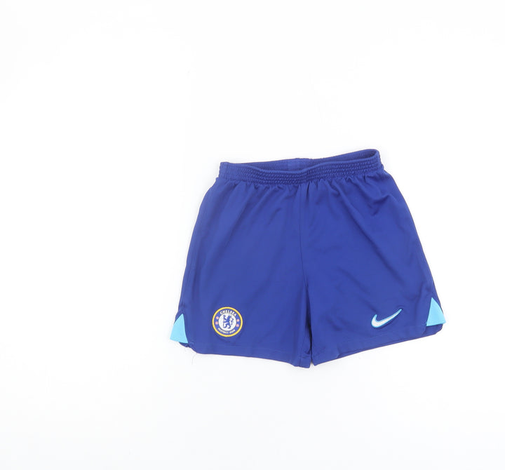Nike Boys Blue Football Shorts XL Athletic Activewear