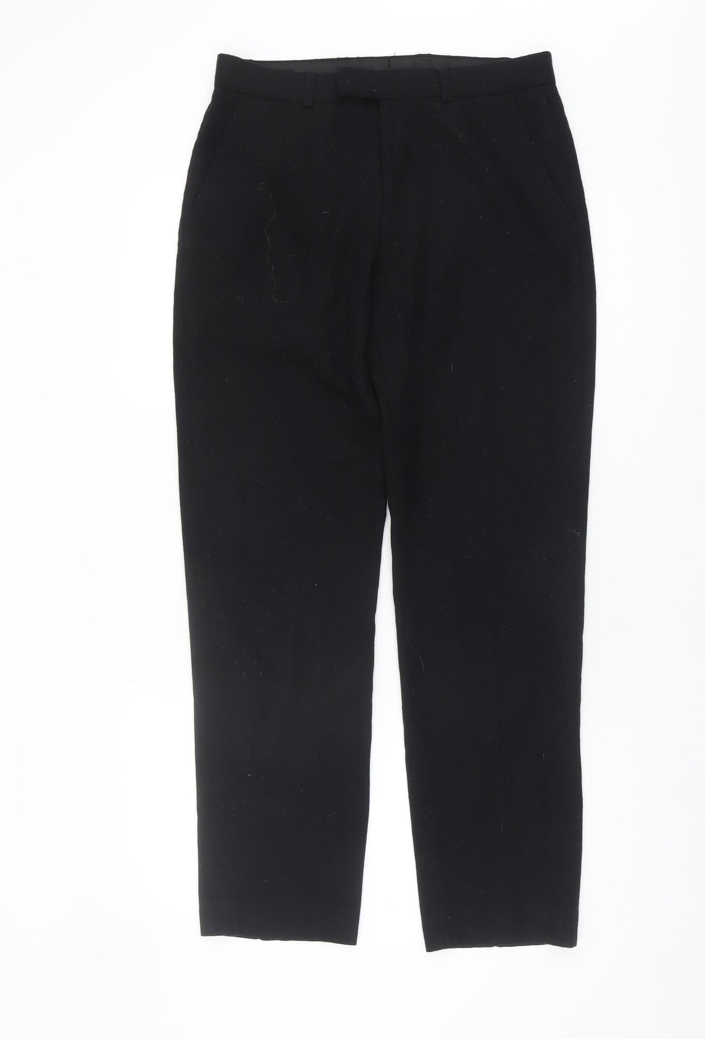 M&S Men's Black Slim Trousers Size M 30/31