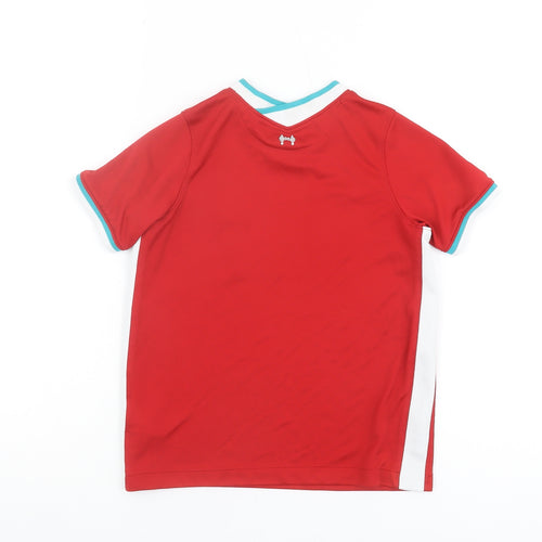 Nike Boys Red Football Jersey T-Shirt, 6-7 Years, Sports Style
