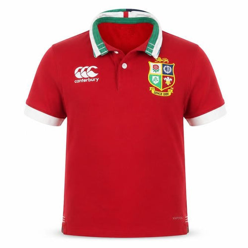 Canterbury Boys Red Polo Rugby Shirt 8 Years