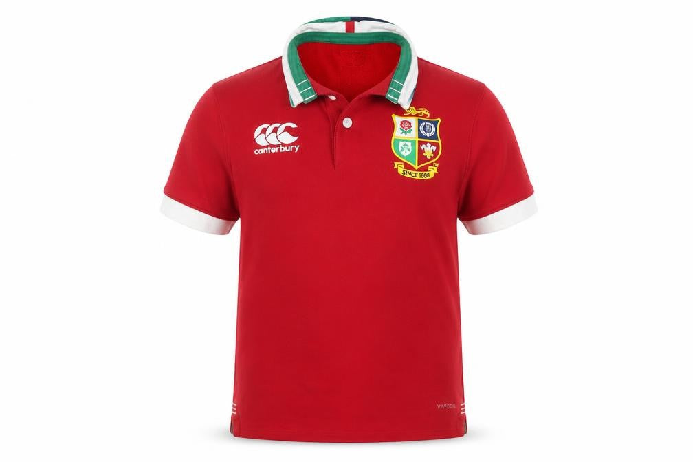Canterbury Boys Red Polo Rugby Shirt 8 Years