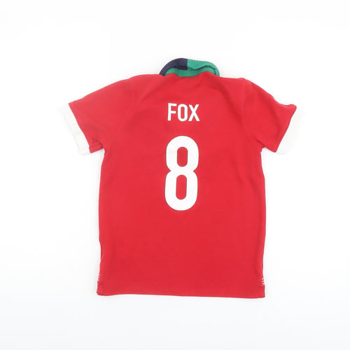 Canterbury Boys Red Polo Rugby Shirt 8 Years