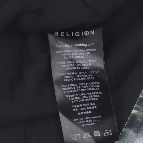 Religion Women's Multicoloured Cropped Blouse - Size 12